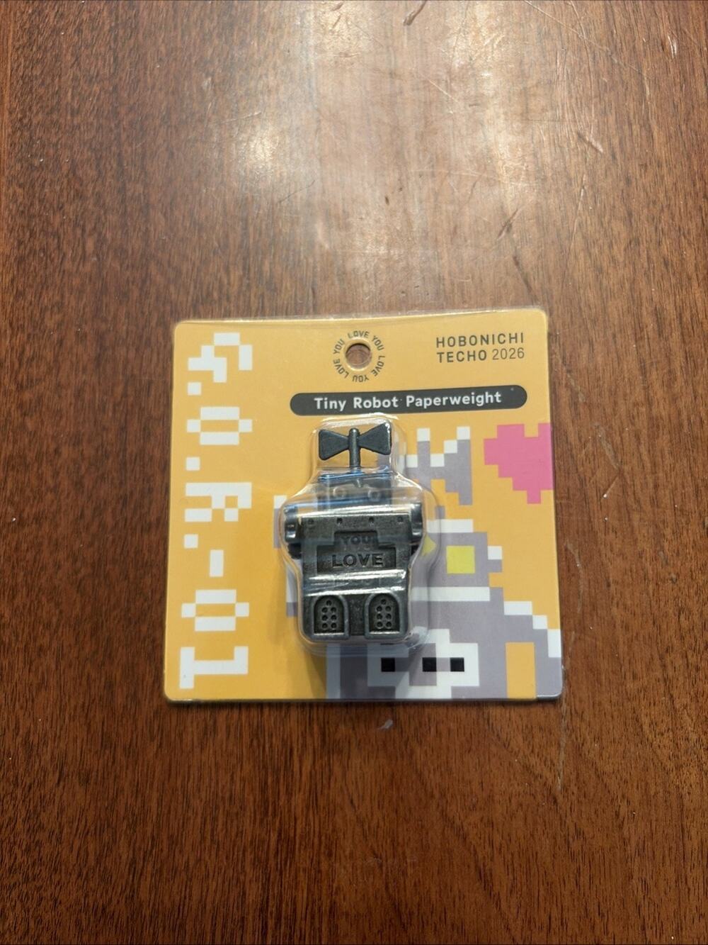 Hobonichi Techo 2026 Tiny Robot Paperweight Limited Edition ~ NEW